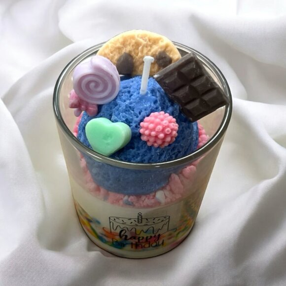 Handmade Happy Birthday Candle - Picture 2 of 3